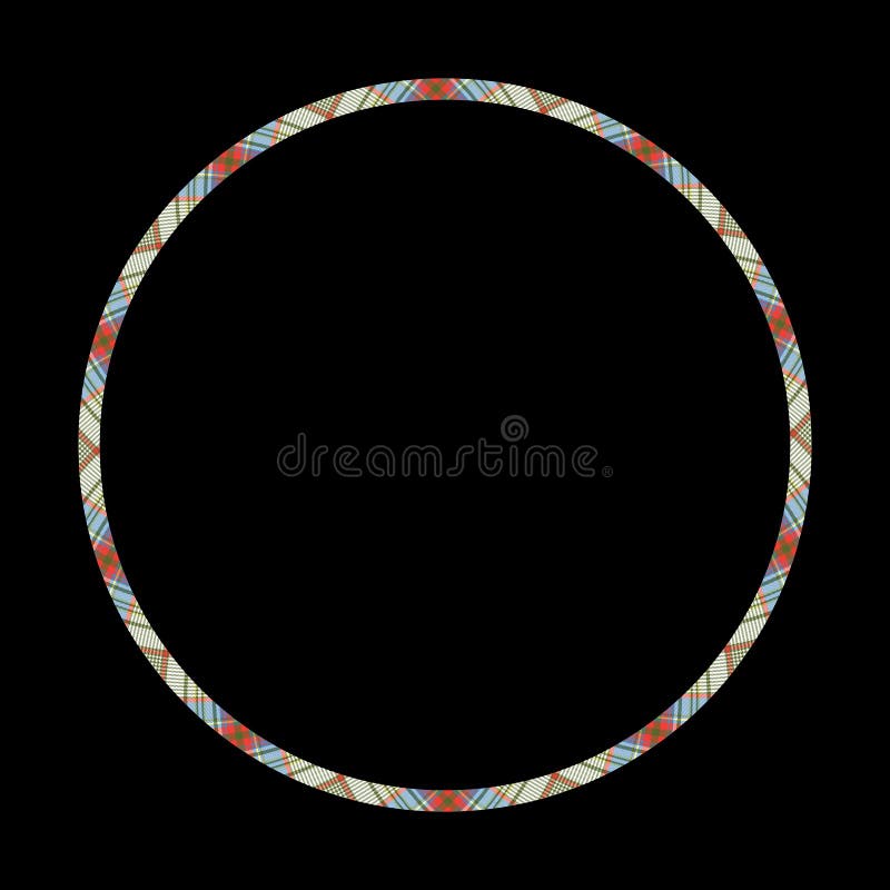 Circle Borders and Frames Vector. Round Border Pattern Geometric