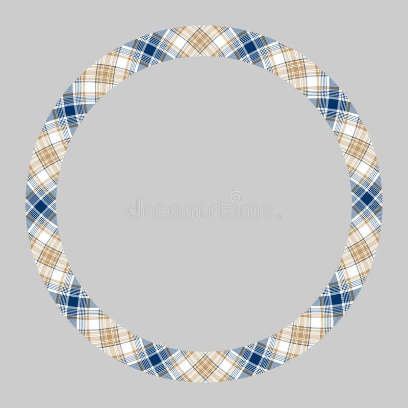 Circle Borders and Frames Vector. Round Border Pattern Geometric