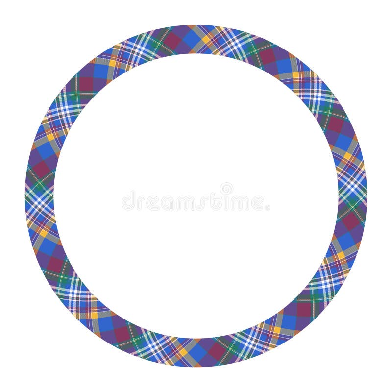 Circle Borders and Frames Vector. Round Border Pattern Geometric