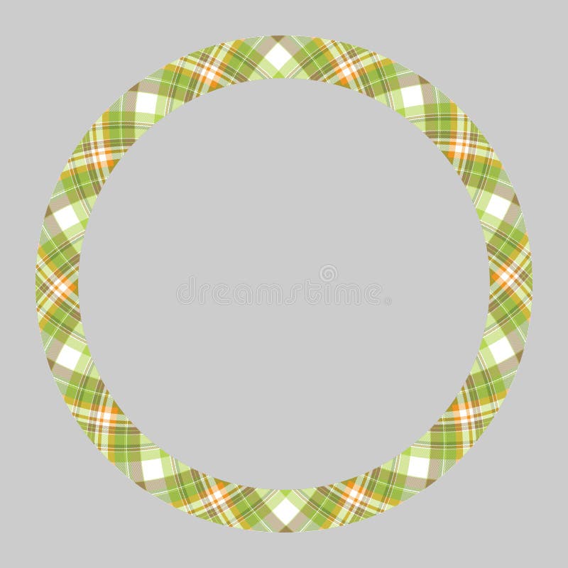Circle Borders and Frames Vector. Round Border Pattern Geometric