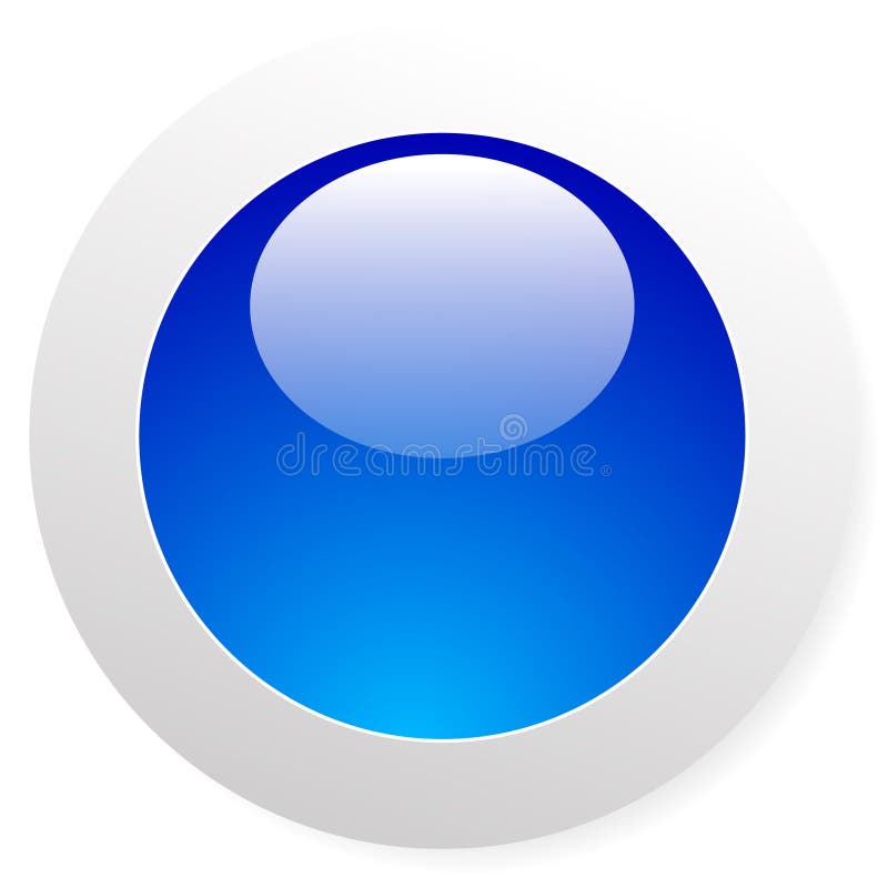 Circle Button with Blank Space and Highlight. Circle Button Stock ...