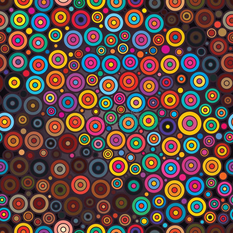 Circle circle colorful seamless pattern royalty free illustration Circle circle colorful seamless pattern royalty free illustration