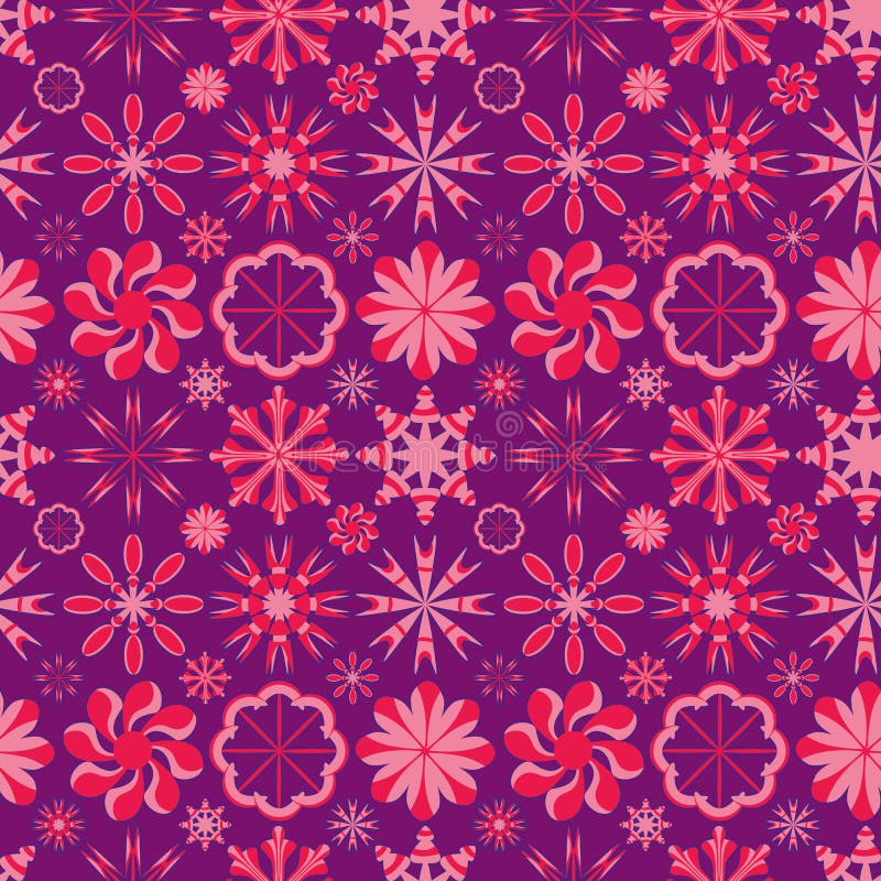 Illustration of circus colors and style seamless pattern on purple background. 5 x 5. Illustration of circus colors and style seamless pattern on purple background. 5 x 5