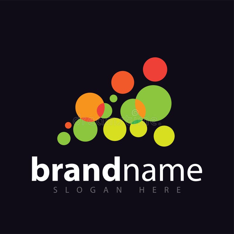 Circle Color Logo stock vector. Illustration of collection 159026222