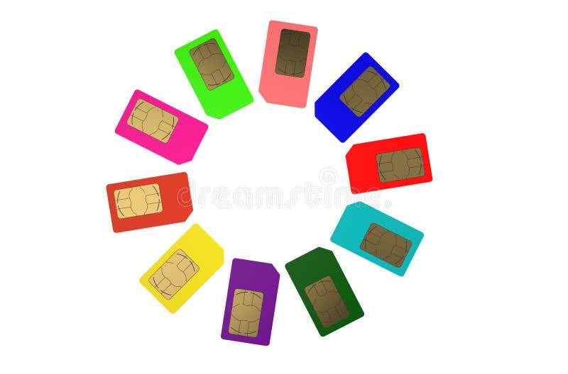 Circle from color SIM cards 2