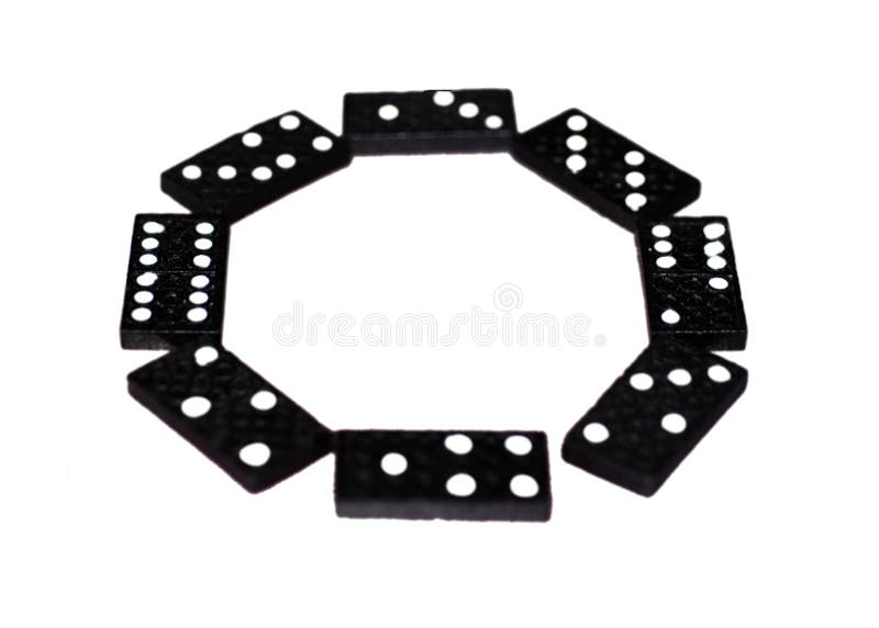 A circle of dominoes