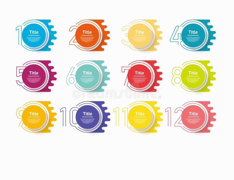 Circle infographic number options. Design vector template can be used for workflow layout, diagram, presentation, web design. Busi royalty free illustration Circle infographic number options. Design vector template can be used for workflow layout, diagram, presentation, web design. Busi royalty free illustration