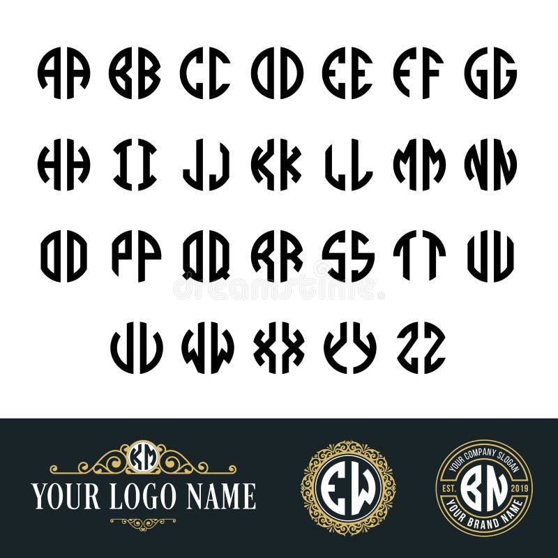 Gm Monogram Stock Illustrations – 995 Gm Monogram Stock Illustrations,  Vectors & Clipart - Dreamstime