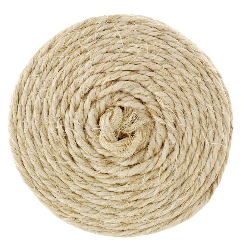 Cord - Twisted Hemp Rope Natural/White Hank 5