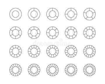 Circle Divided 3 Segments Stock Illustrations – 85 Circle Divided 3