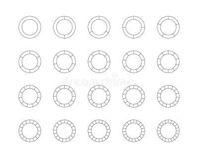 Circle Divided 3 Segments Stock Illustrations – 85 Circle Divided 3