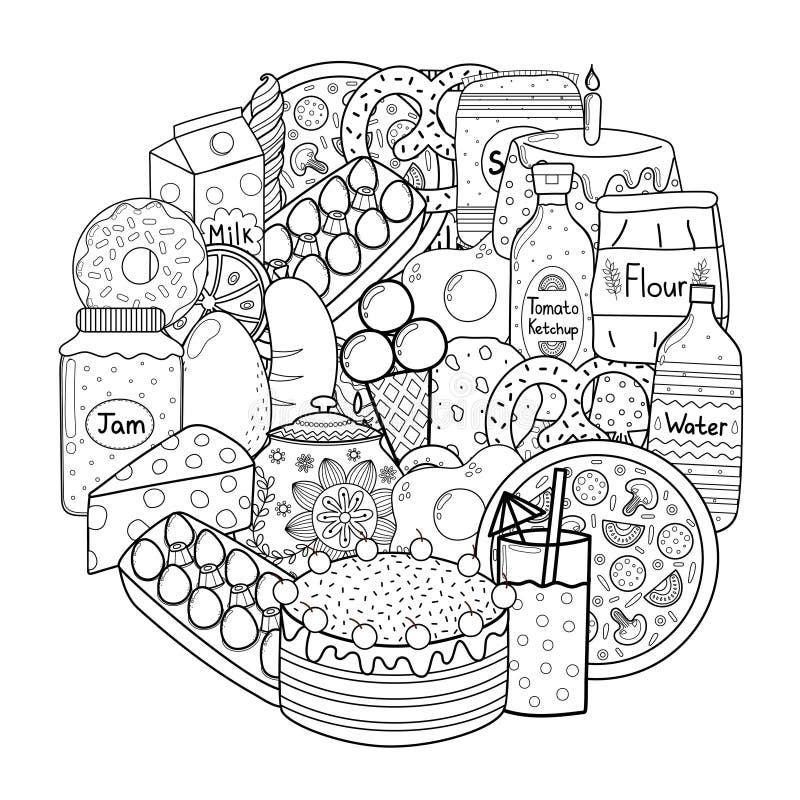 710  Coloring Pages Food  Latest