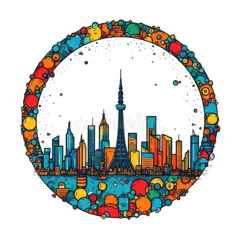 Tokyo Doodle Stock Illustrations 1,029 Tokyo Doodle Stock