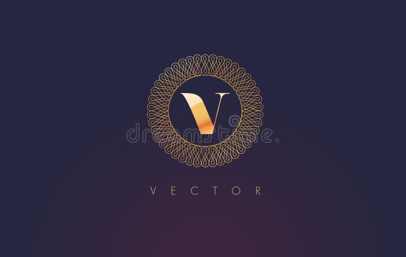 Circle V Logo V Letter Circular Design Vector Stock Vector Illustration Of Letter Concept Circle V Logo V Letter Circular Design Vector Stock Vector Illustration Of Letter Concept