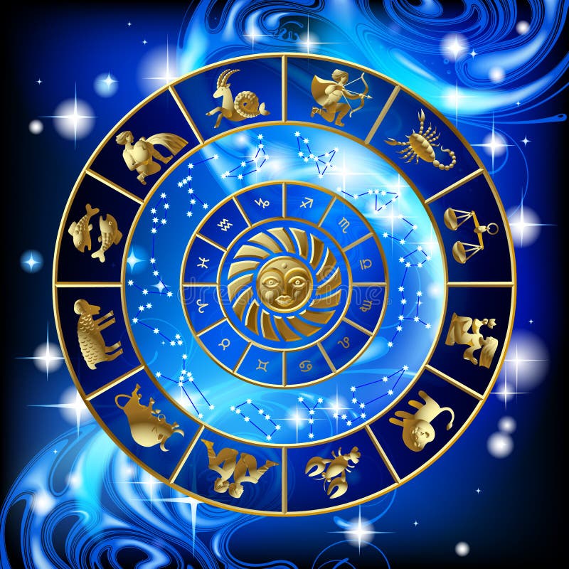 Zodiac signs stock vector. Illustration of divination - 35504036