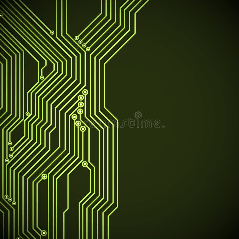 Circuit board background royalty free illustration