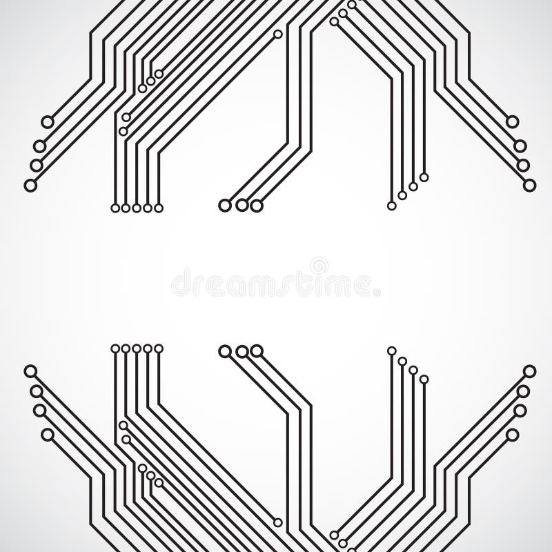 Circuit board background stock illustration