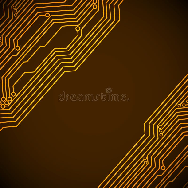 Circuit board background royalty free illustration