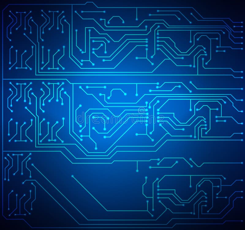 Circuit board background stock illustration