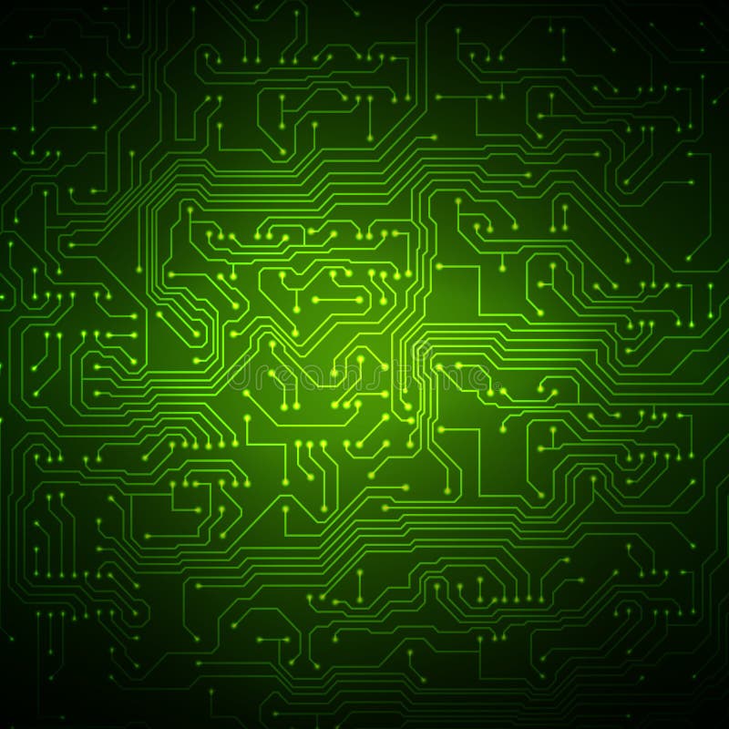 Circuit board background vector illustration