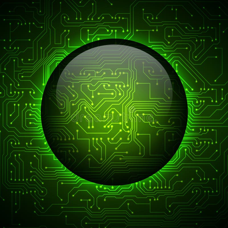 Circuit board background vector illustration