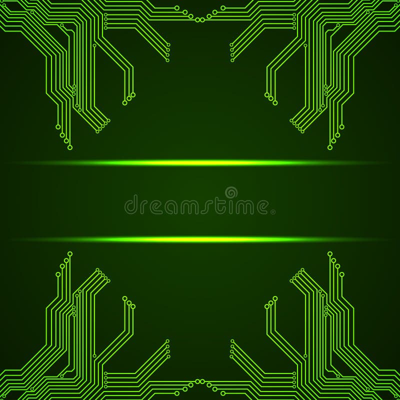 Circuit board background vector illustration