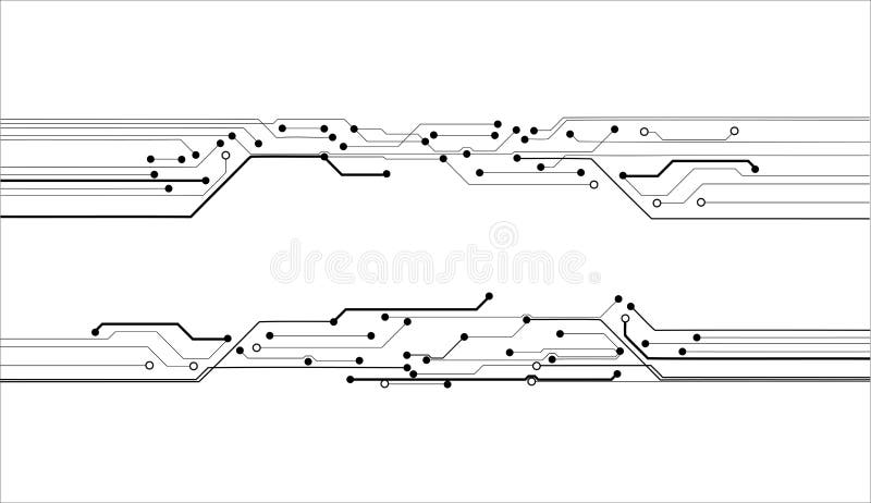Circuit board stock illustration