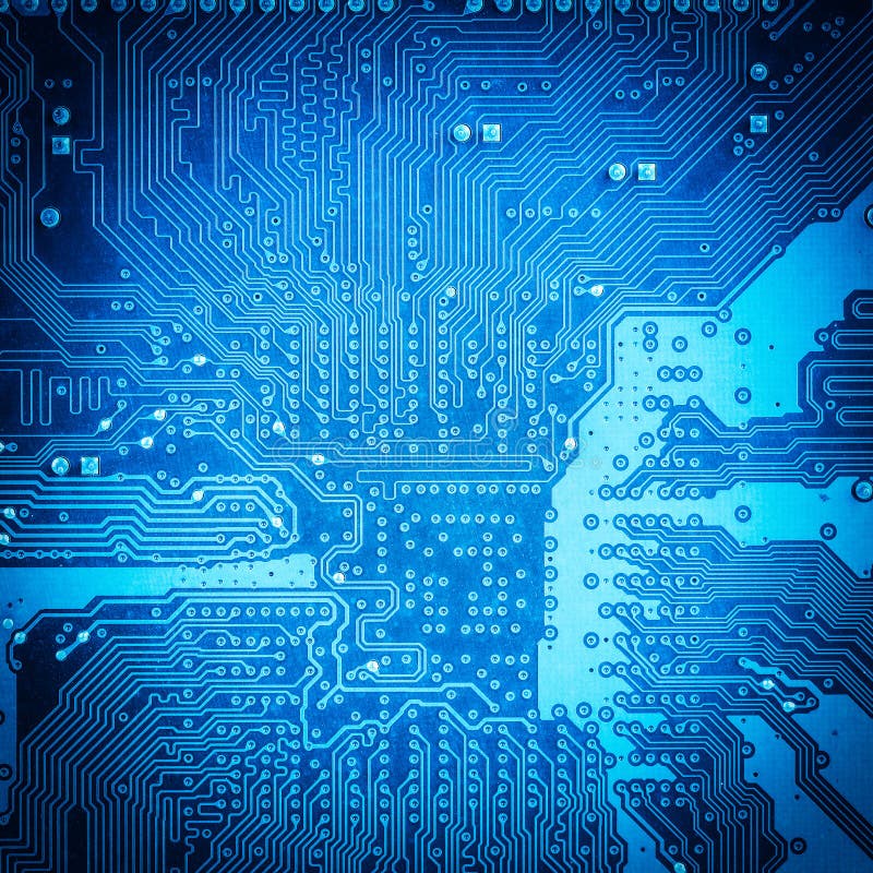 Circuit board closeup royalty free stock images