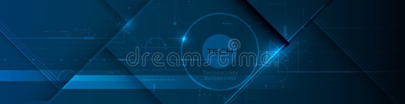 Vector computer, science, digital network, modern communication technology, big data, connection futuristic concept stock illustration