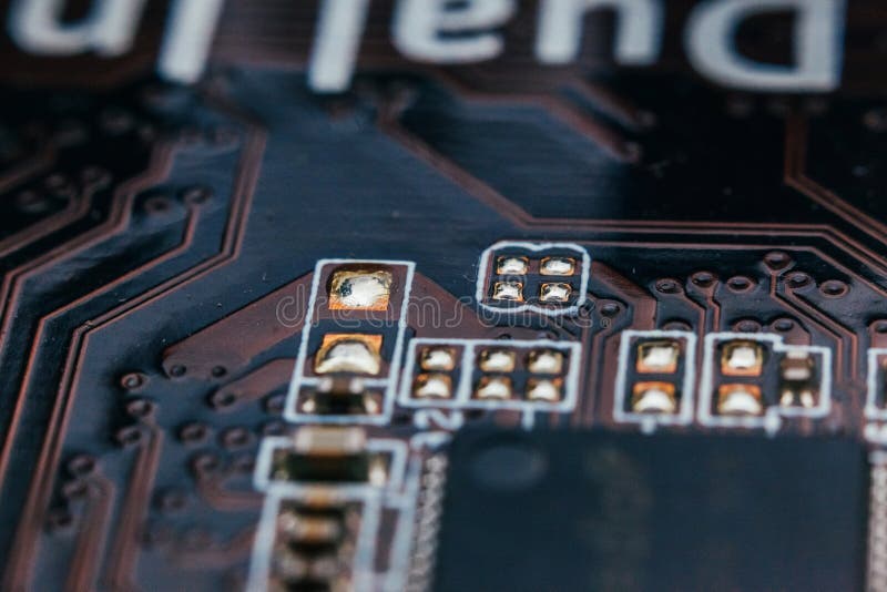 Circuit Board Repair. Electronic Hardware Modern Technology