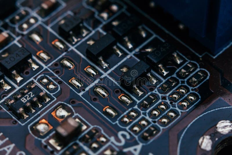 Circuit Board Repair. Electronic Hardware Modern Technology