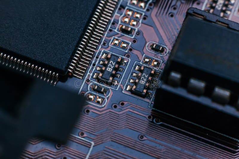Circuit Board Repair. Electronic Hardware Modern Technology
