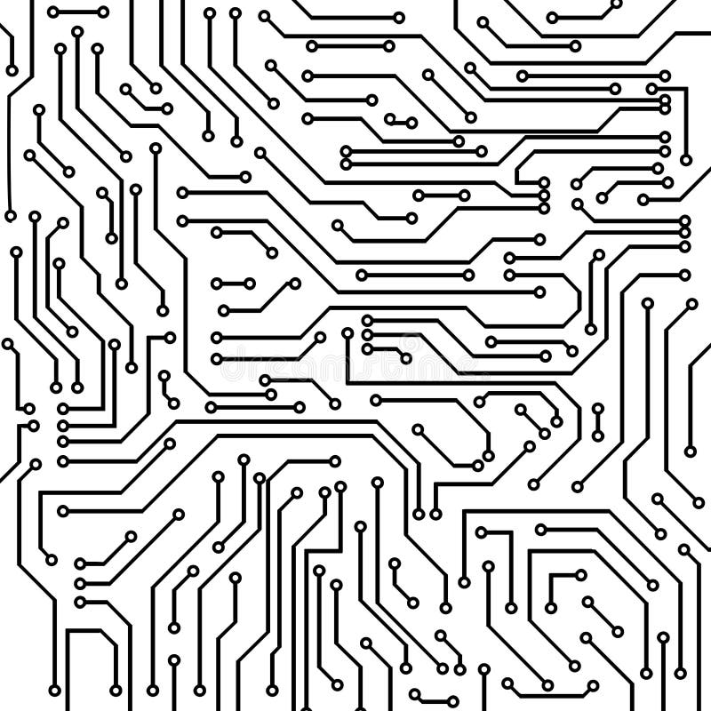 Circuit Board Background White