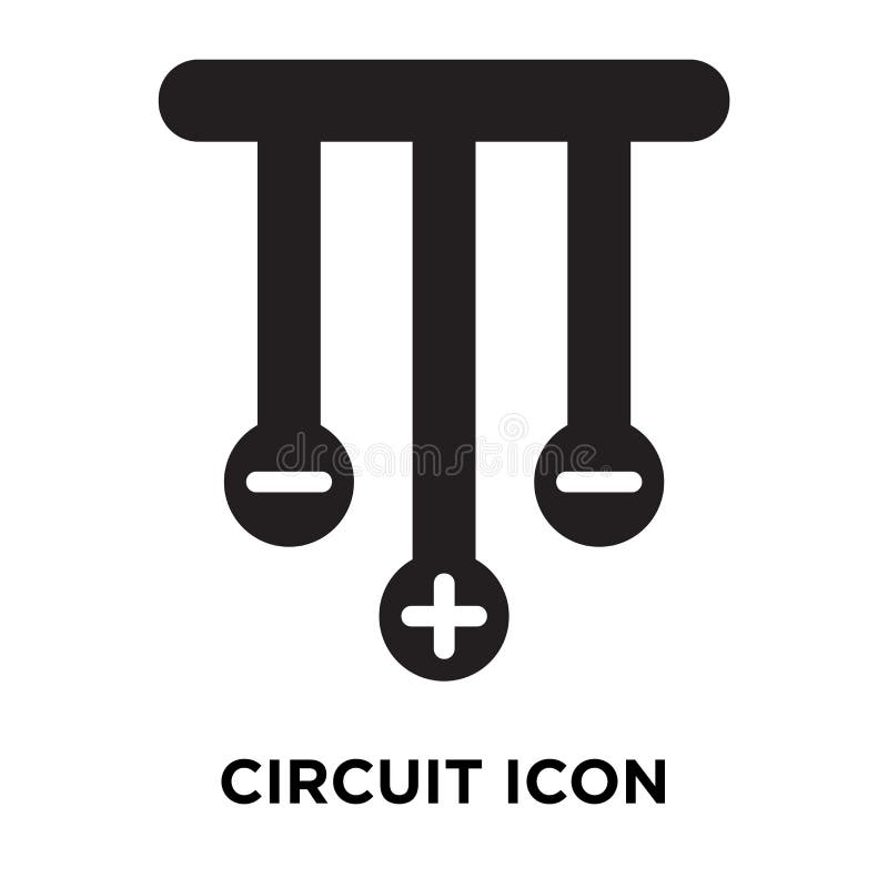 Circuit icon vector isolated on white background, logo concept o vector illustration Circuit icon vector isolated on white background, logo concept o vector illustration