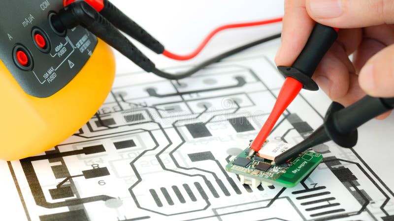Circuit Repairing stock image. Image of measure, measurement Circuit Diagram