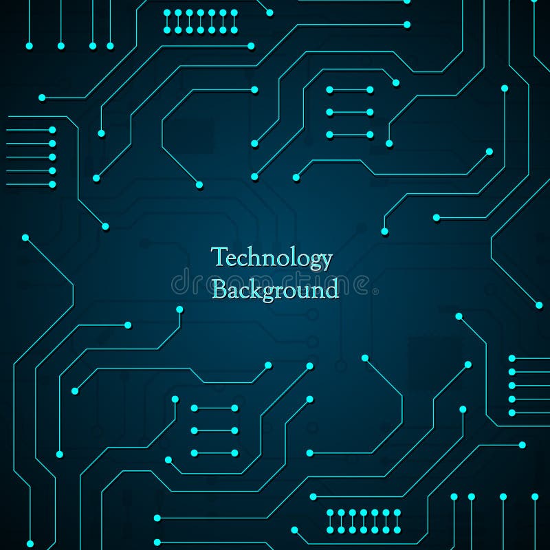 Circuit technology background with hi-tech digital data connection system and computer electronic desing