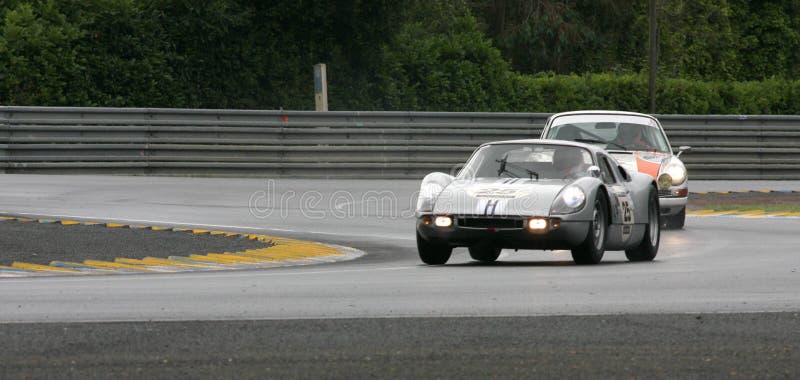 Circuito do carro de competência de Le Mans fotografia de stock Circuito do carro de competência de Le Mans fotografia de stock