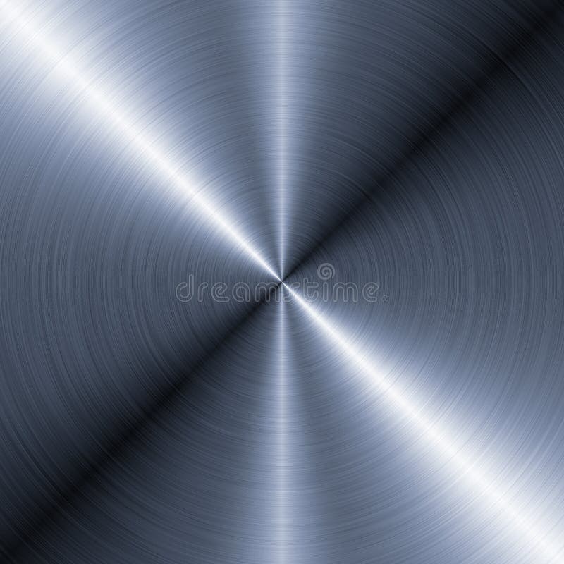 Circular Brushed Metal Background