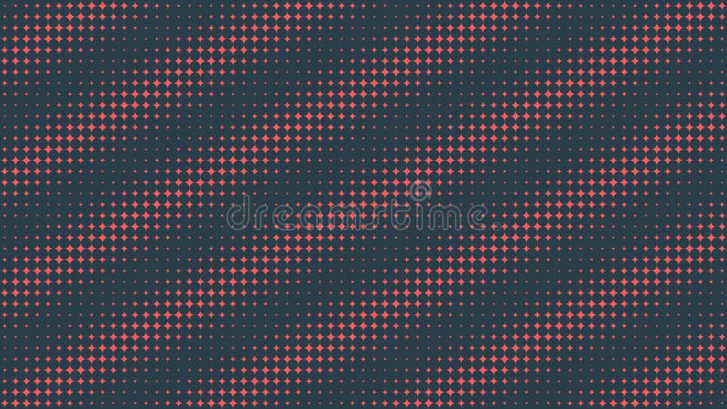 Circular Half Tone Pattern Vector Interference Effect Tilted Stripes Abstraction royalty free illustration