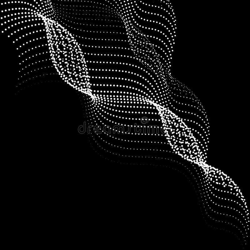 Circular halftone dots free vector background vector illustration