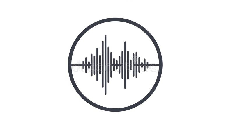 A circular icon features a black stock illustration