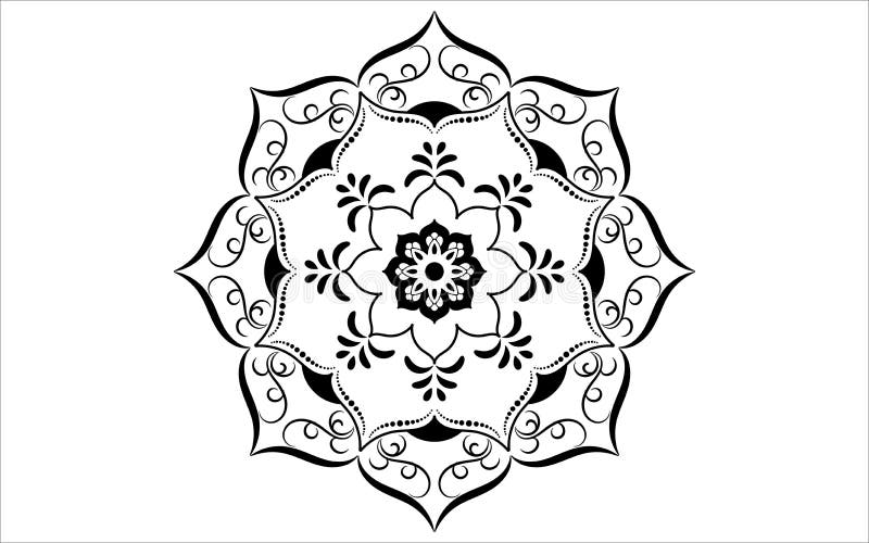 Black White Mandala Stock Illustrations – 78,867 Black White Mandala Stock  Illustrations, Vectors & Clipart - Dreamstime