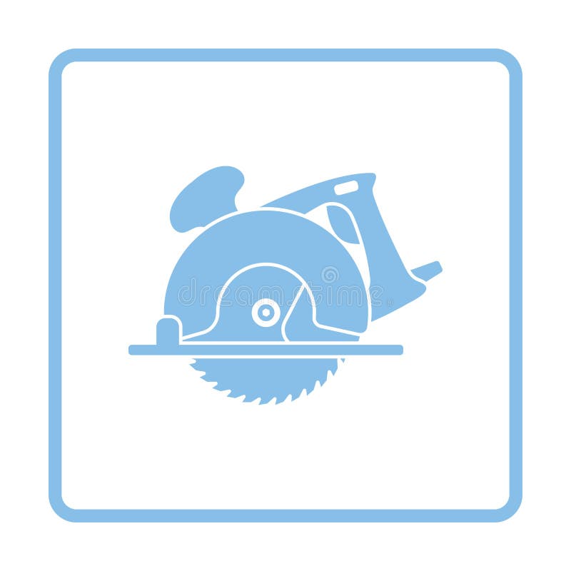 Circular saw icon stock illustration