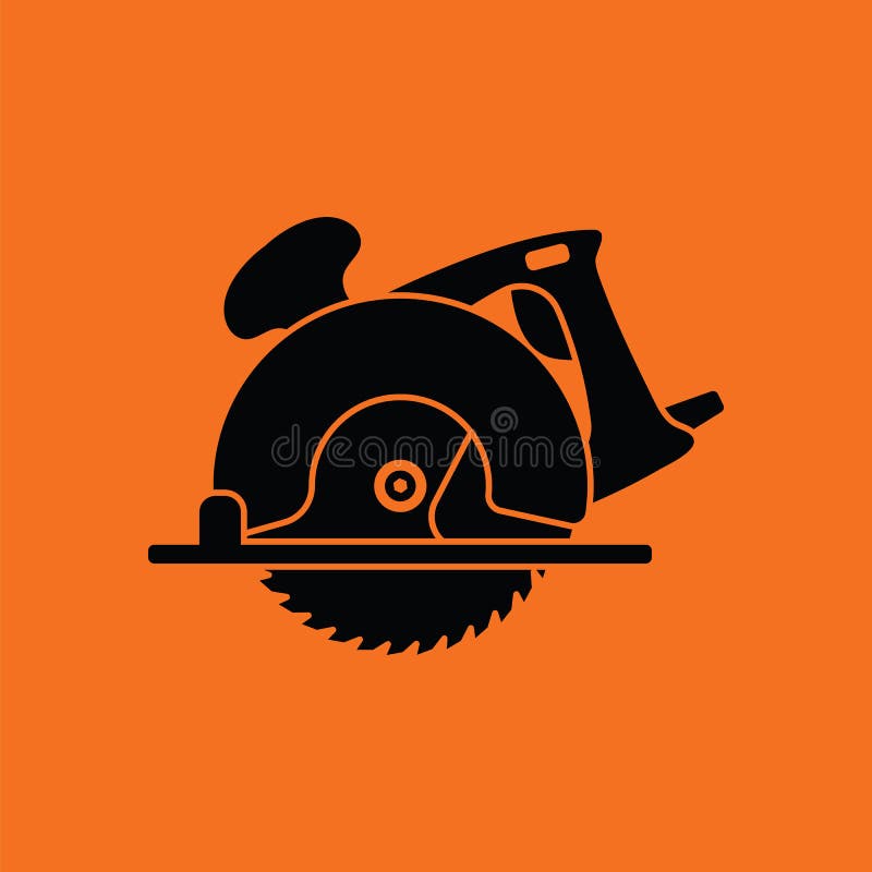 Circular saw icon stock illustration