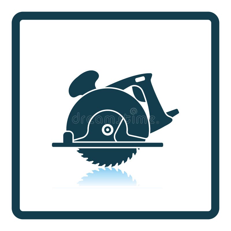Circular saw icon stock illustration