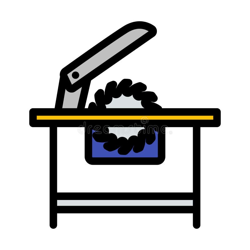 Circular Saw Icon royalty free illustration