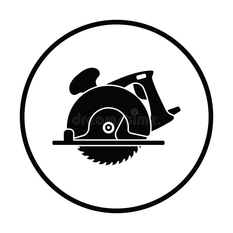 Circular saw icon vector illustration