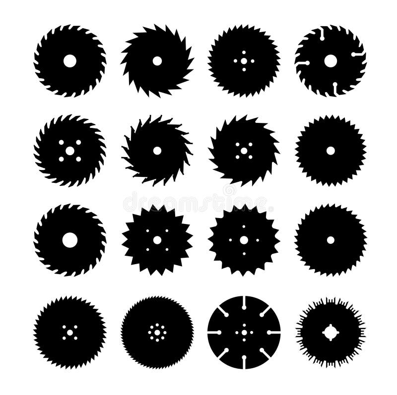 Circular Saw. Rotary Flat Blades Saw Machine, Cut Teeth Machine for