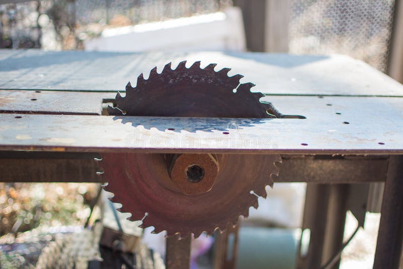 Circular Saw for Wood Processing. Stock Photo Image of cutter, work