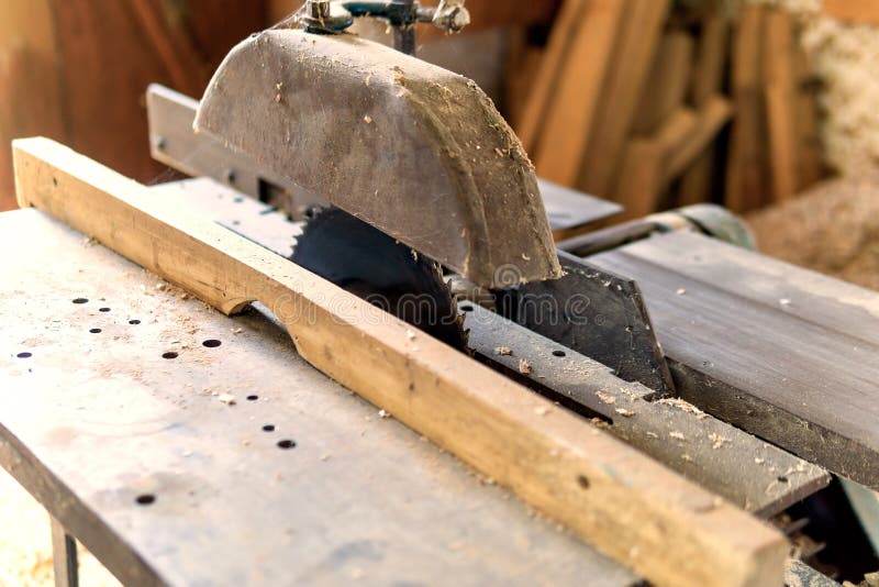 A Circular Saw. Woodworking. Closeup Saw. Stock Image Image